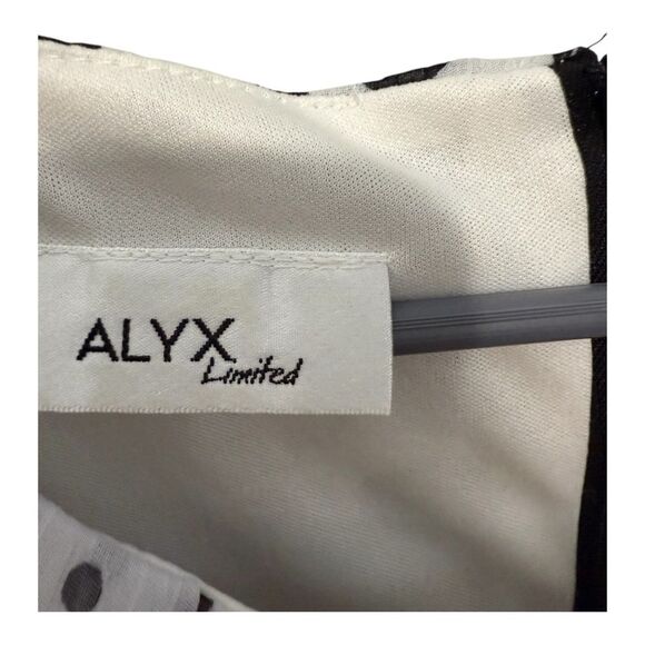 ALYX Limited Dress Black White Dots Sleeveless Sz 6 missing tag - Picture 5 of 7